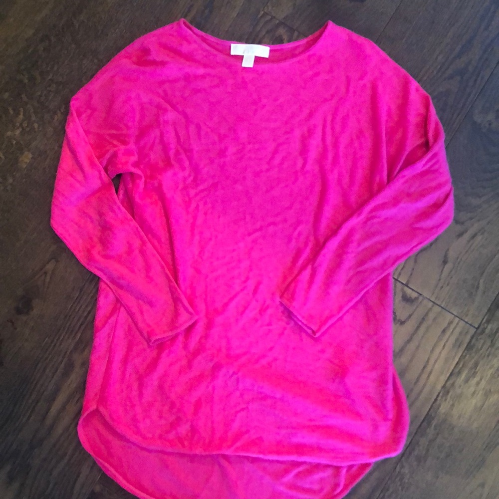 Beautiful pink Michael Kors tunic sweater!!!